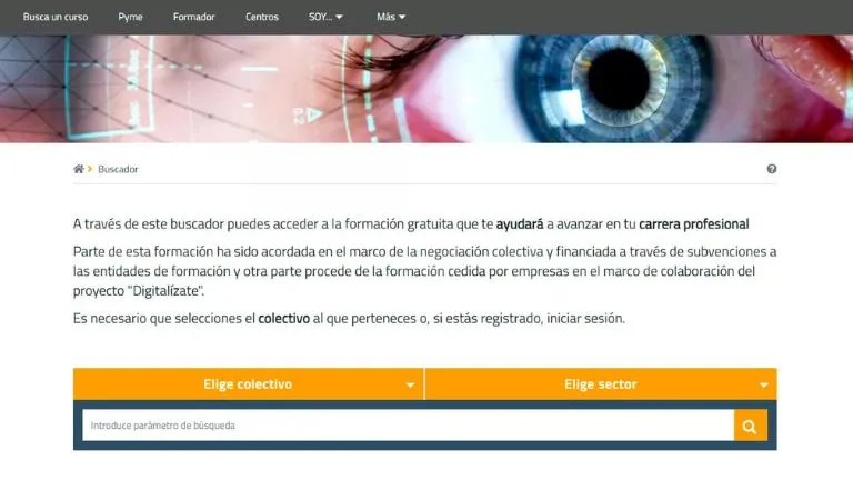 El SEPE ofrece cursos de formación online.