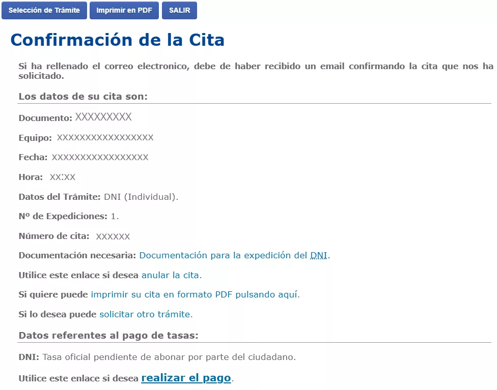 Estos datos se mostrarán en la confirmación de tu cita.